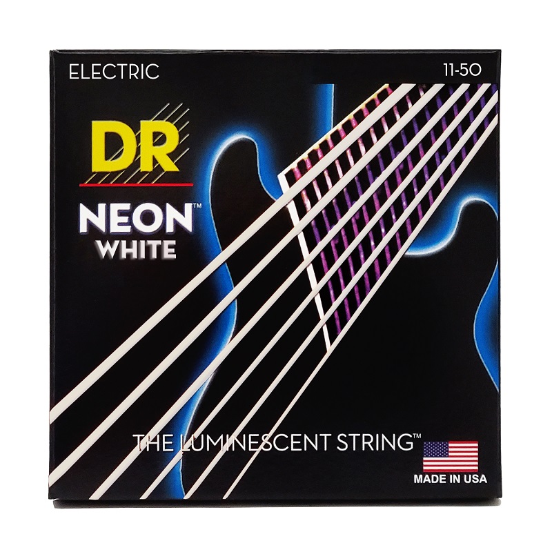Набор струн DR Strings NEON White Electric - Heavy (11-50)